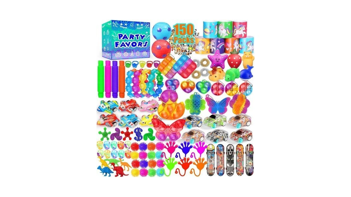 Party Favors For Kids 8-12 4-8, 150-pack Fidget Toys Bulk,