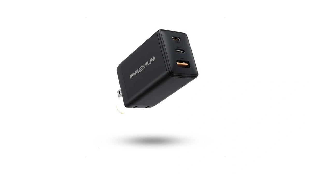 67w Usb C Charger, 3-port Gan Wall Charger, Foldable Pps