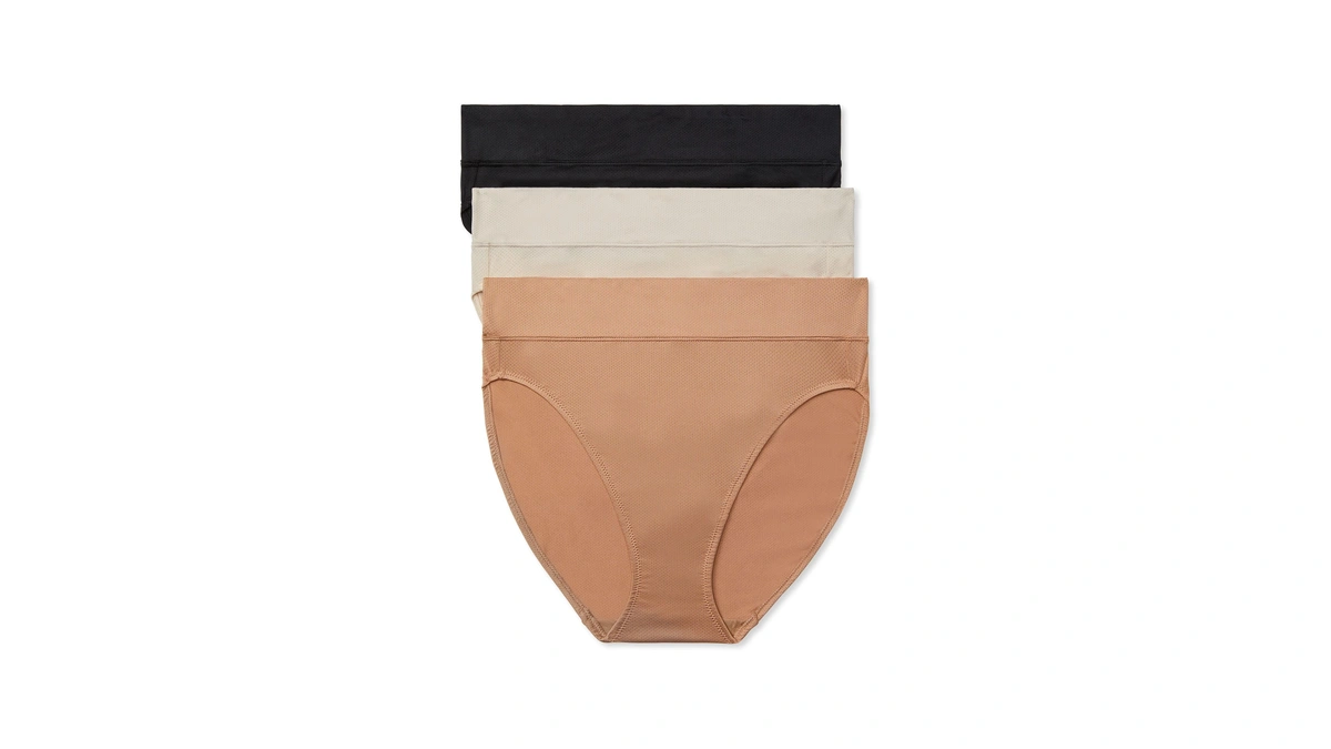 Warners® Blissful Benefits Women's Dig-free Breathable Microfiber 3-pack Hi-cut Rt4963w