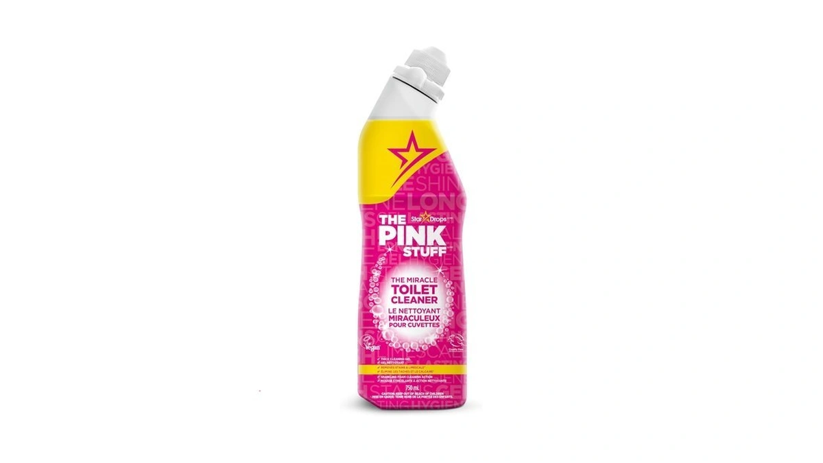 The Pink Stuff Miracle Toilet Cleaner, Powerful Stain-removing Gel, 25