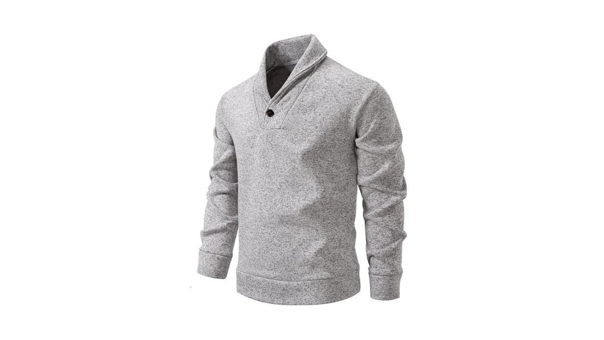 Tebyia Men's Casual Slim Fit Pullover Sweater Knitted Thermal Sweatershirt