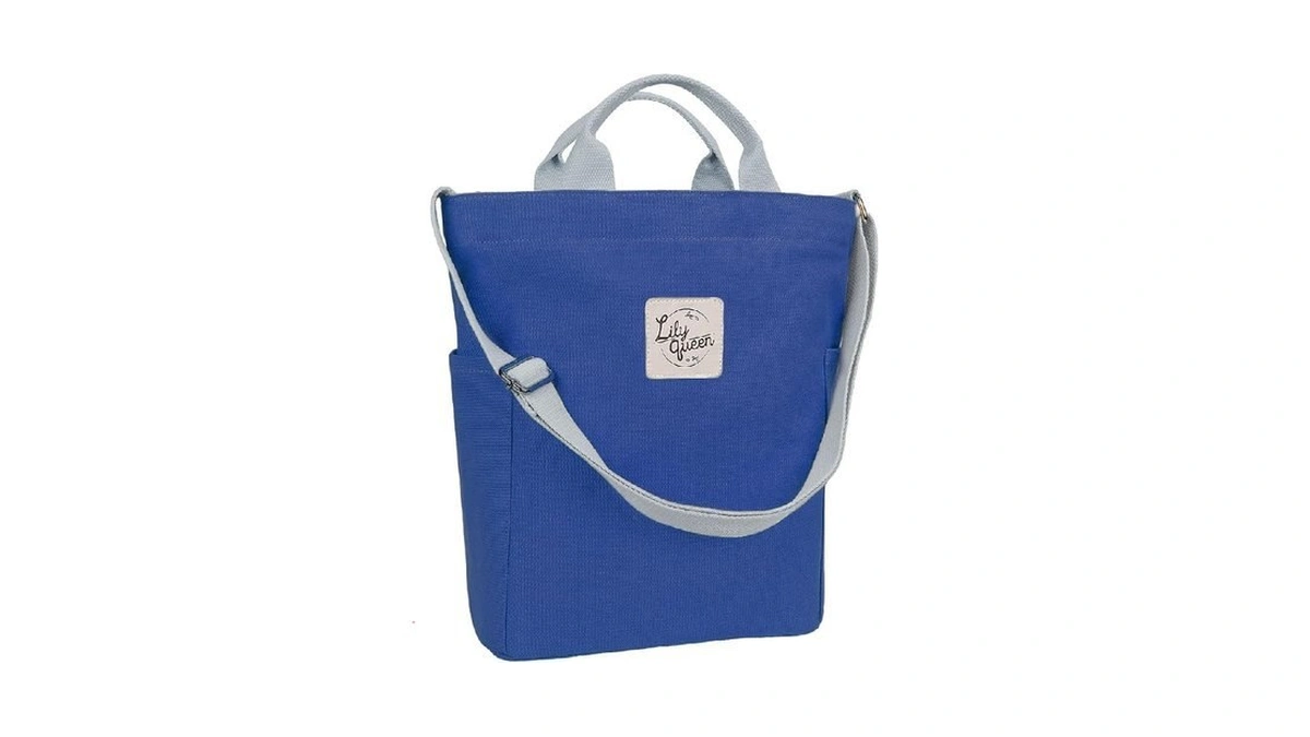 Lily Queen Women Canvas Tote Handbags Casual Shoulder Work Bag