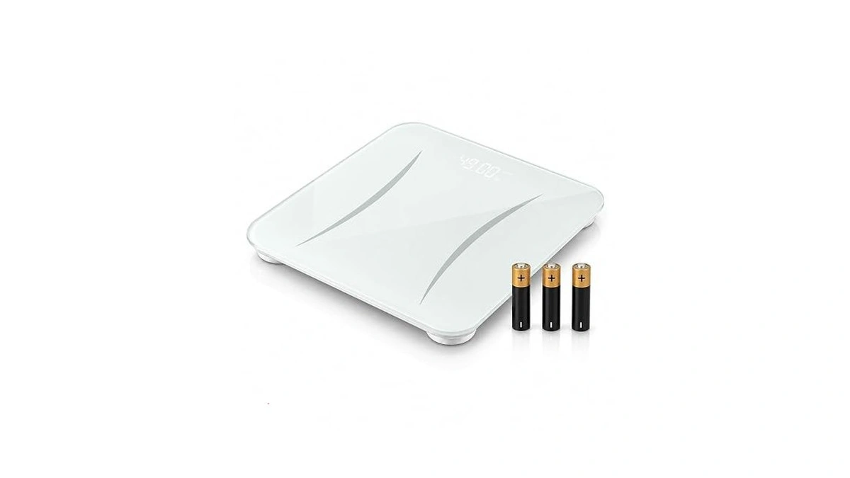 Lipaux Bathroom Scales For Body Weight Larger Led, Measures Weight
