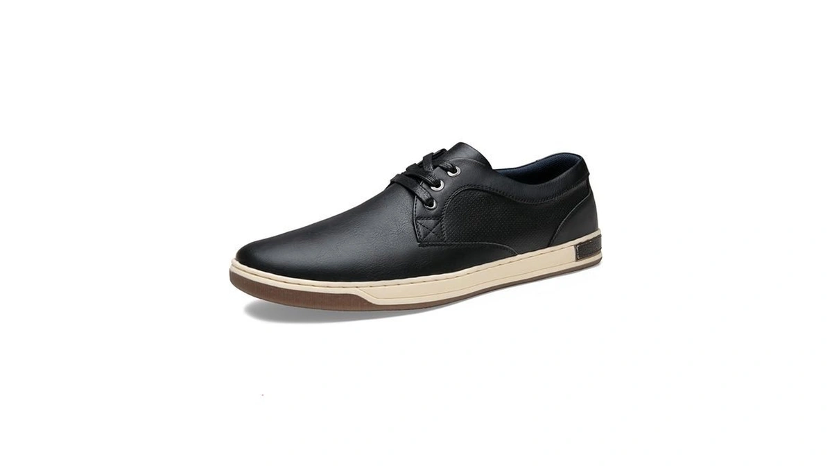 Jousen Men's Business Casual Shoes Dress Sneakers Black 11 Q06