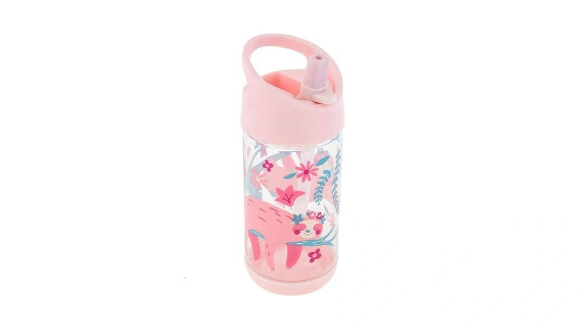 Stephen Joseph, Kids Flip Top Water Bottle, 10 Oz Tritan