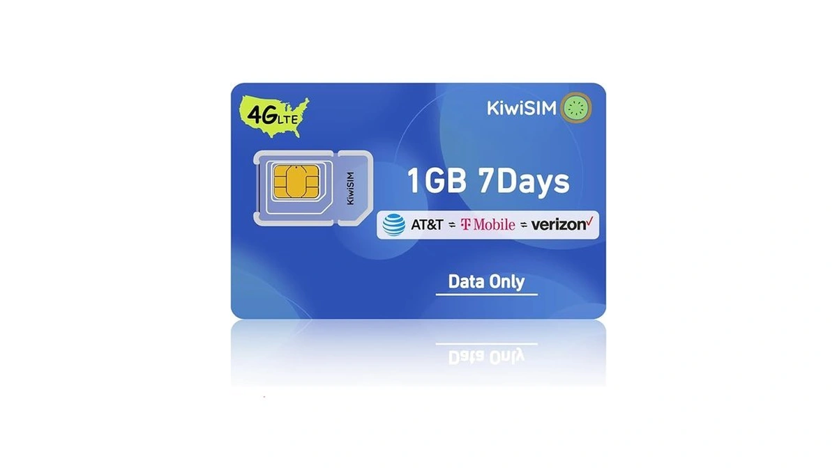 4g Lte Sim Card 1gb 7 Days, Us Data Only