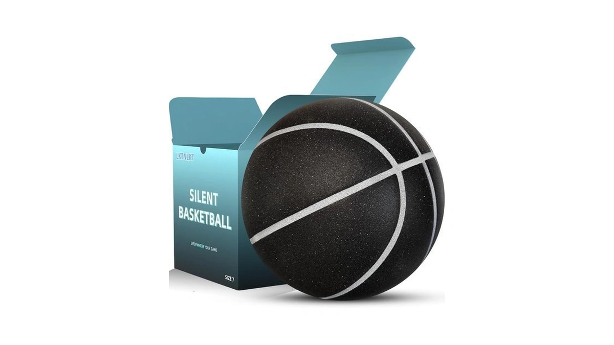 Lktnlkt Silent Basketball Size 7 (29.5") – Grooved Airless Foam