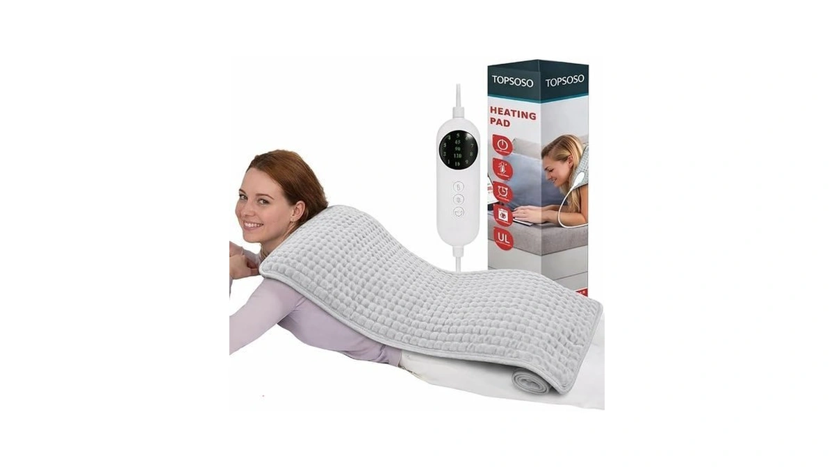 Large Heating Pad, 21"x41" Extra Large Heating Pad For Back