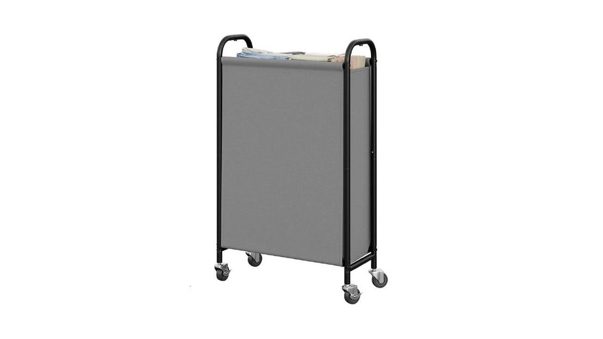 Granny Says Laundry Hamper, Slim Basket With Wheels And Handles,