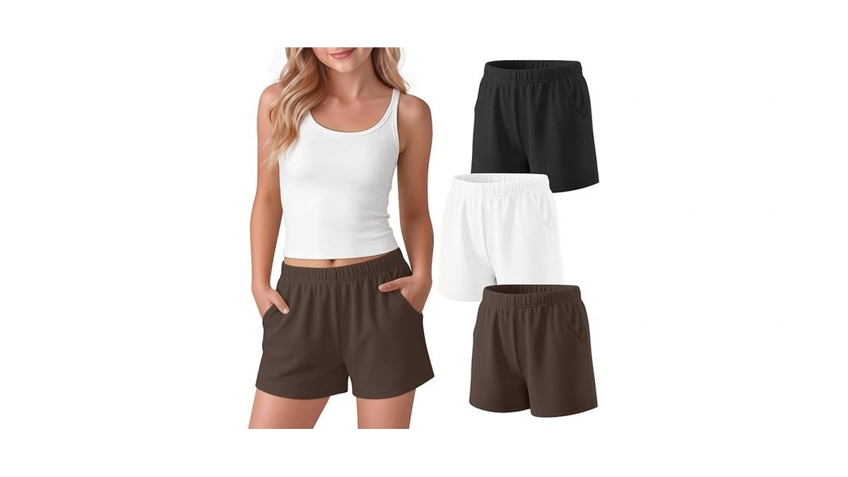 Langyiwee 3 Pack Girls Shorts Teens Back To School Shorts