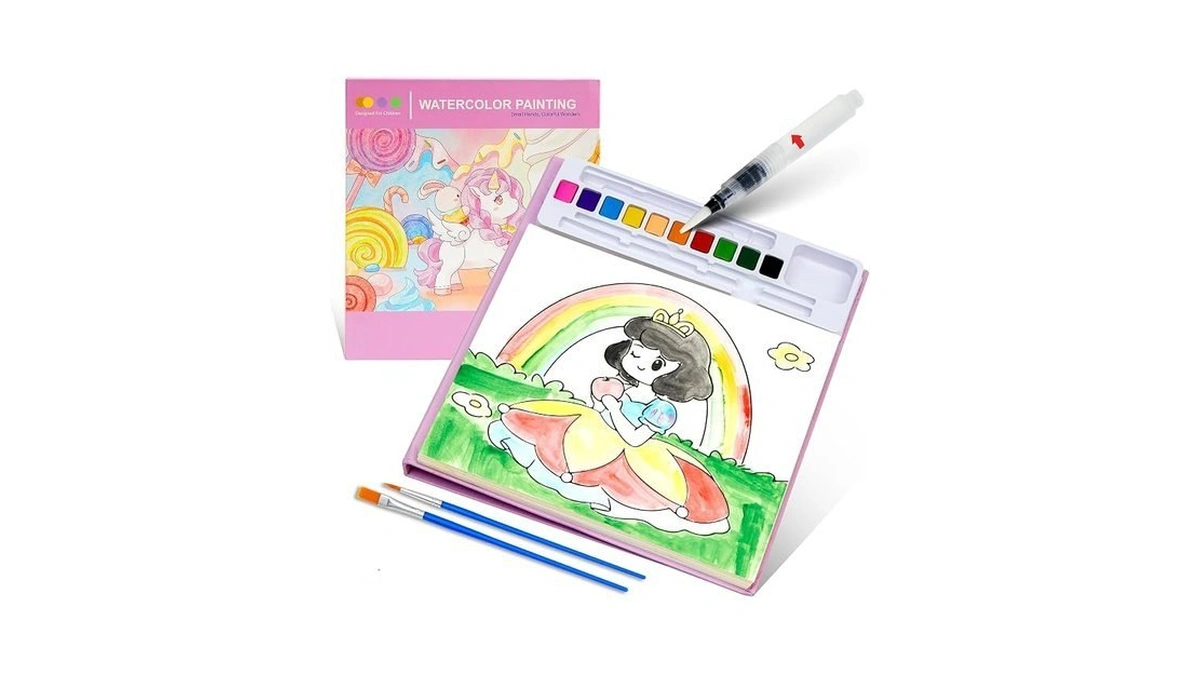 Paint With Water Coloring Books For Toddlers Craft, Mess Free