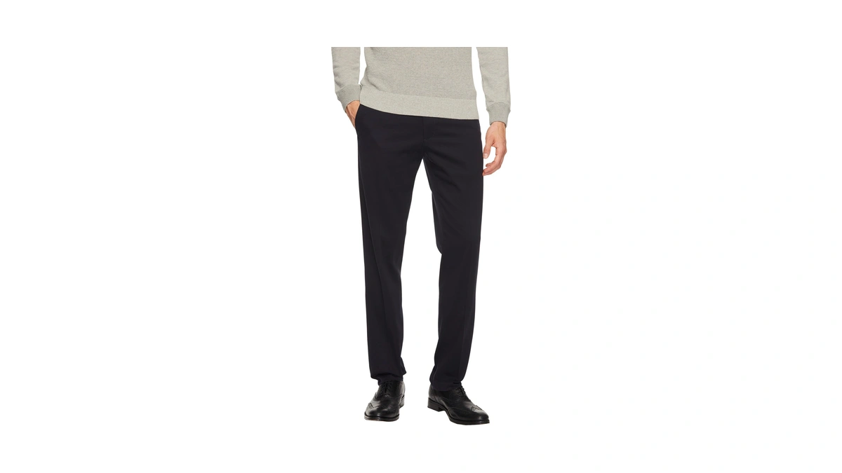 Dockers Men's Slim Fit Easy Khaki Pants, Dockers Navy, 34w