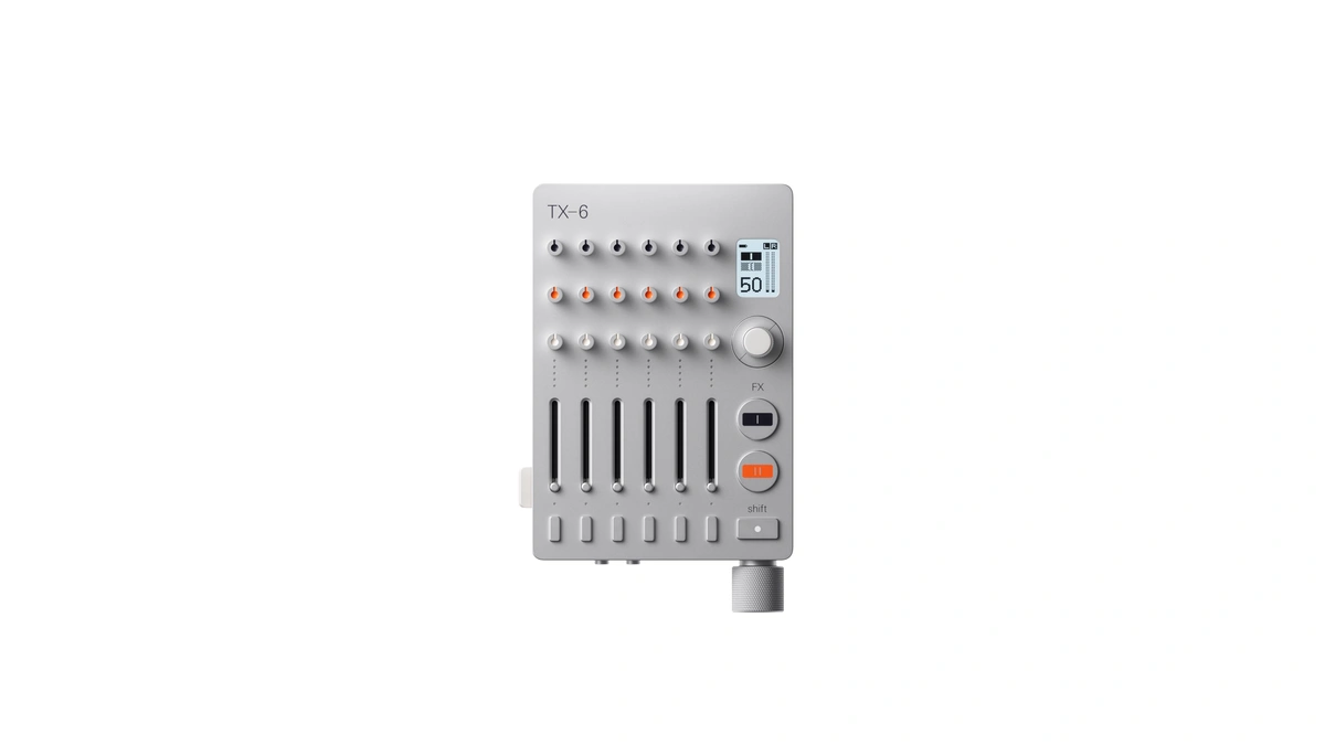 Teenage Engineering Tx–6 Portable And Rechargeable 6 Stereo Channel Mixer,