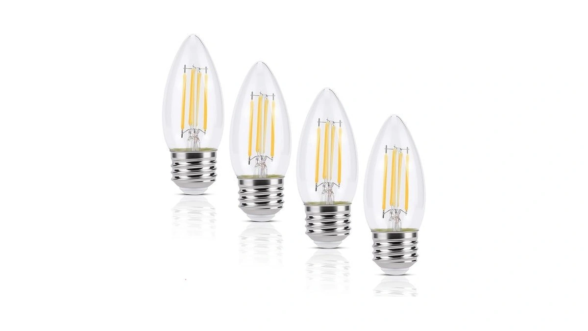 Kinur E26 Led Bulb 40w Candelabra Light Bulbs,b11 Led Chandelier