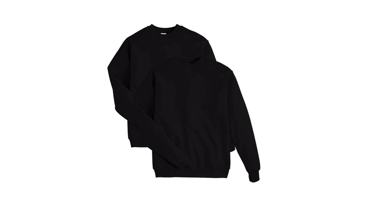 Hanes Mens Ecosmart Fleece Sweatshirt, Cotton-blend Pullover, Crewneck For Men,