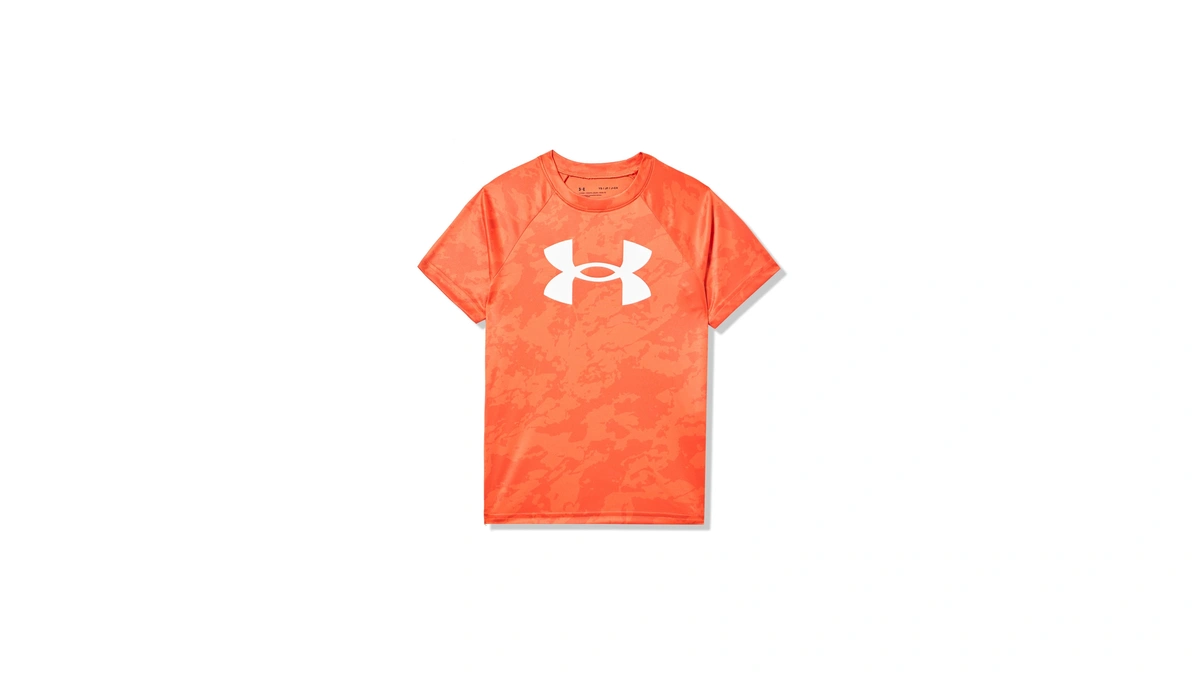 Under Armour Boys' Tech Big Logo Printed Short-sleeve T-shirt, (844)