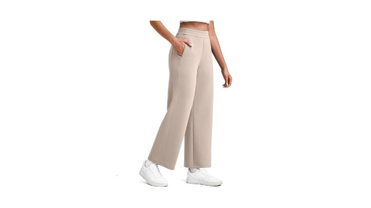 G4free Khaki Pants For Women Wide Leg Sweatpants High Waist