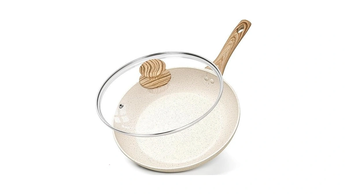 Michelangelo Frying Pans Nonstick - 12 Inch Frying Pan With