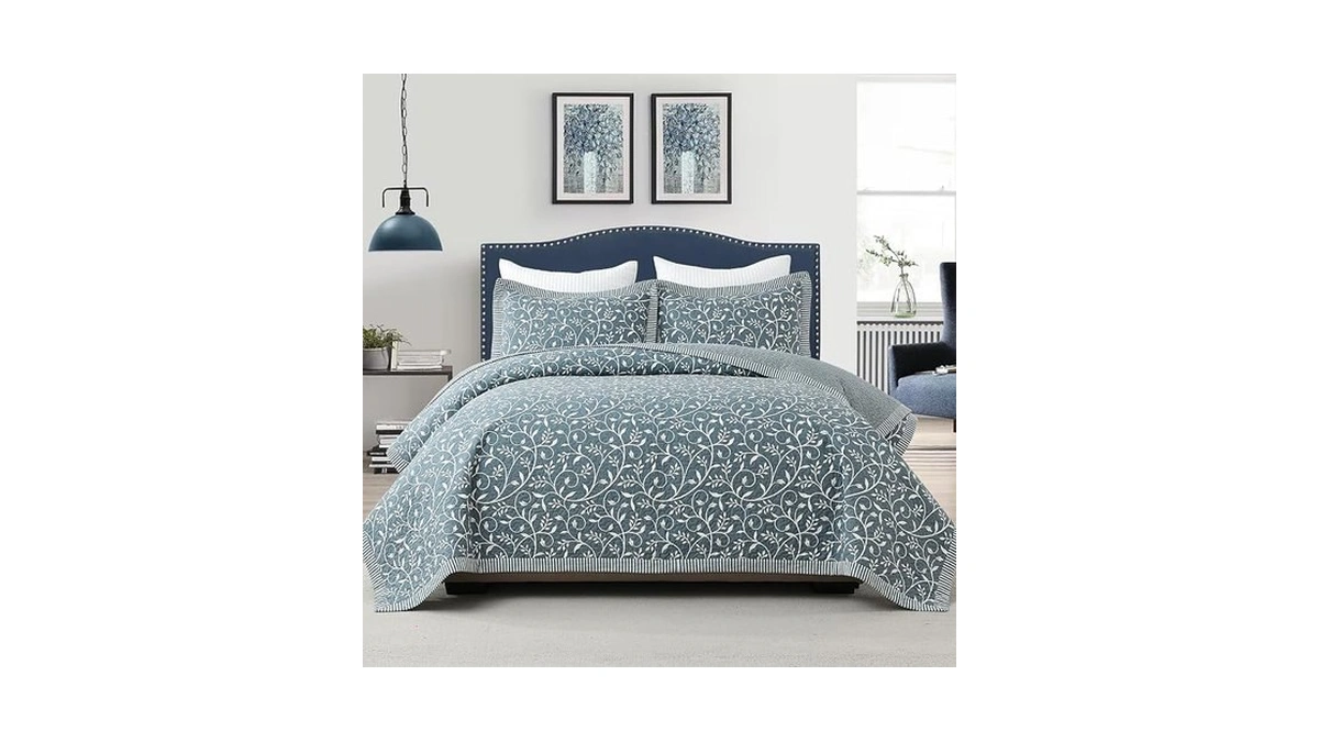 Pangushan Quilt Set Queen Size - 100% Cotton Queen Comforter