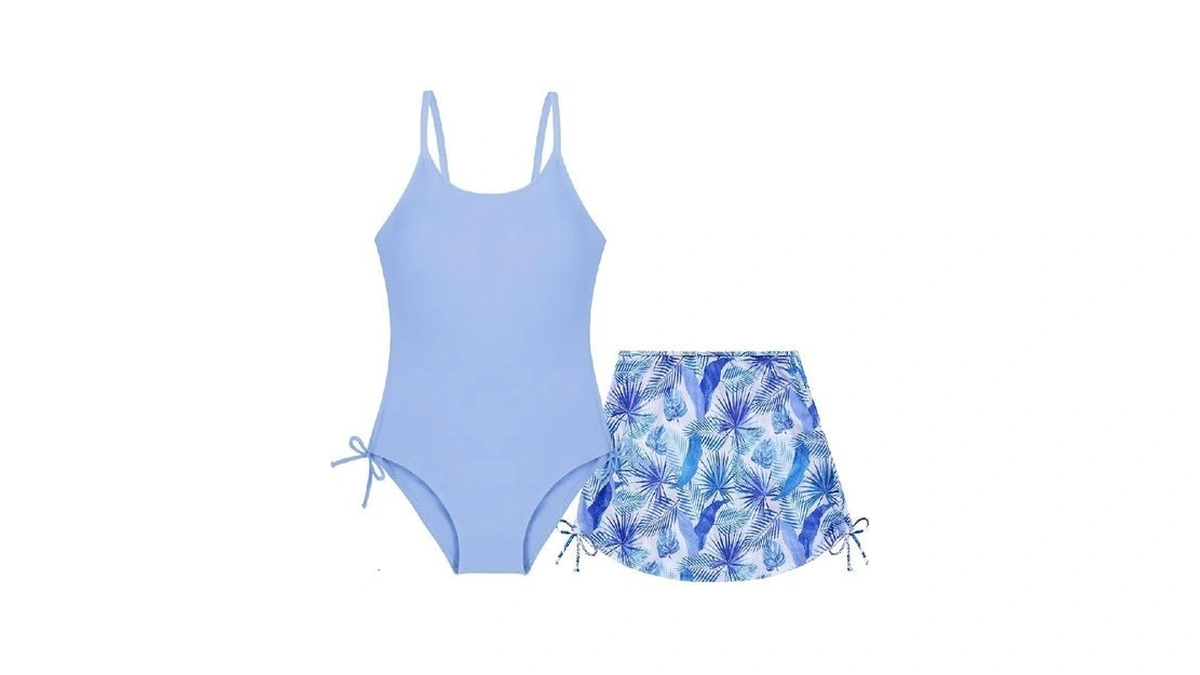 Amazon code: Weixinbuy Girl's One Piece Swimsuits Wit