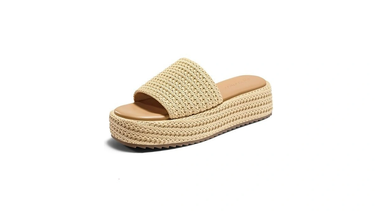 Coutgo Women Platform Espadrille Sandals