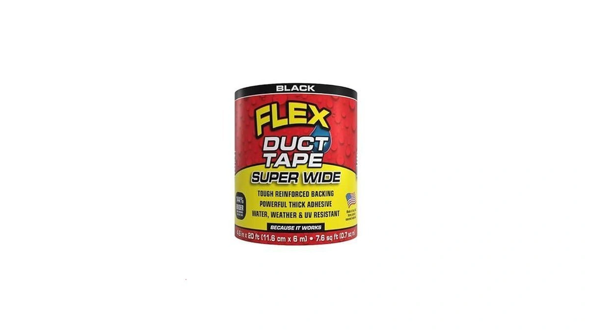 Flex Duct Tape, Super Wide, 4.6 Inches X 20 Feet,