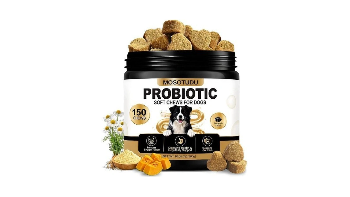Mosotudu Probiotics For Dogs - Gut Health, Immune Support, Diarrhea,