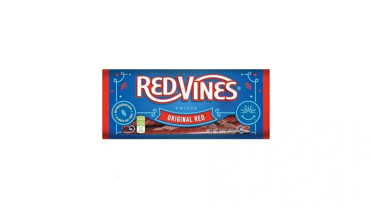 Red Vines Licorice, Original Red Flavor, 5oz Tray, Soft &