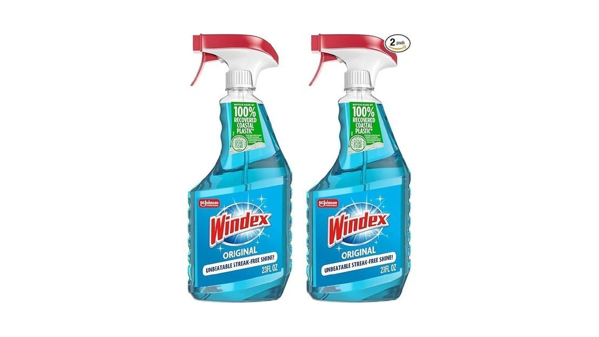 Windex Glass And Window Cleaner Spray Bottle, Packaging Designed To