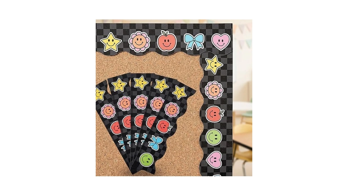 Beautiful Scalloped Bulletin Board Borders For Classroom Decor - 60