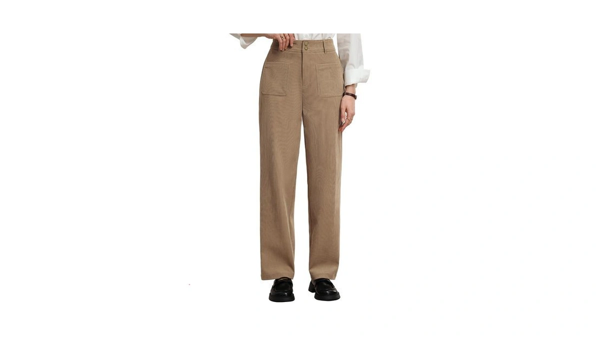 Grace Karin Casual Corduroy Pants For Women 2026 Pencil Trousers