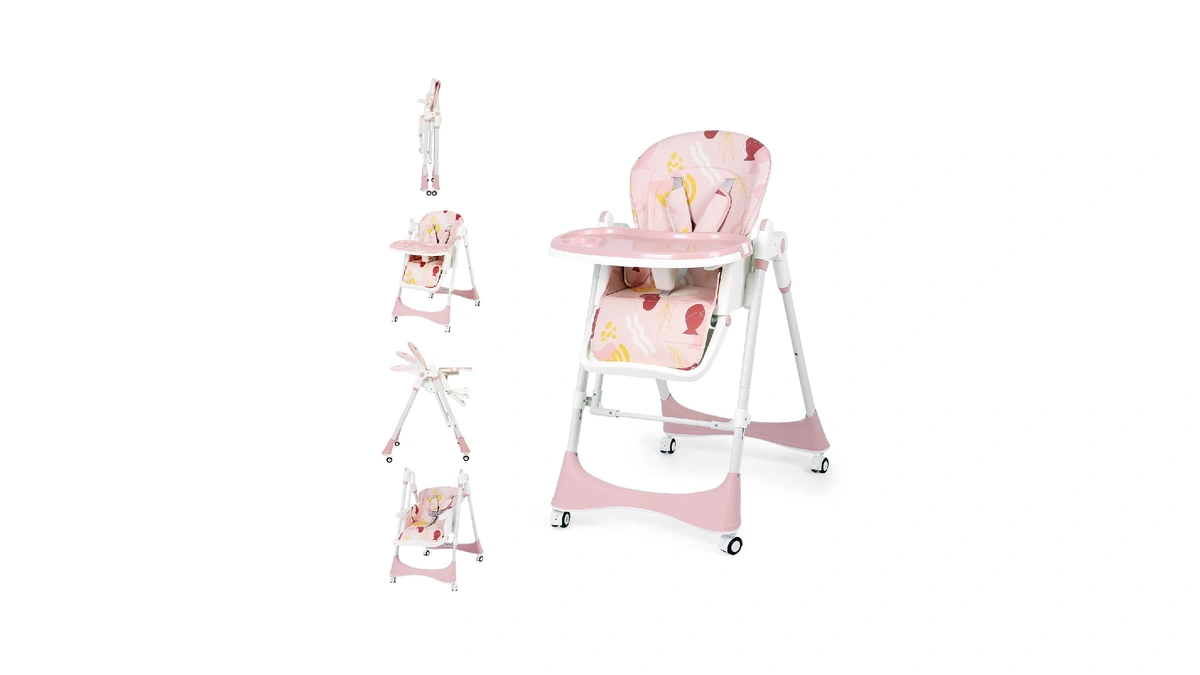 6-in-1 Convertible Baby High Chair Adjustable Dining Seat For Babies