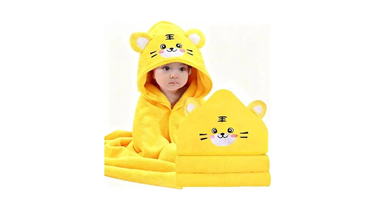 Roxanepig Hooded Baby Towels - Premium Ultra Soft Organic Baby