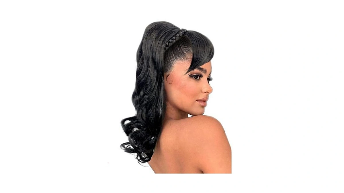 Amazon code: Vavanga 18inch Loose Deep Curly Ponytail