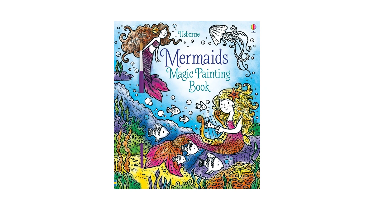 Mermaids Magic Painting Book: A Water Painting Activity Book Featuring