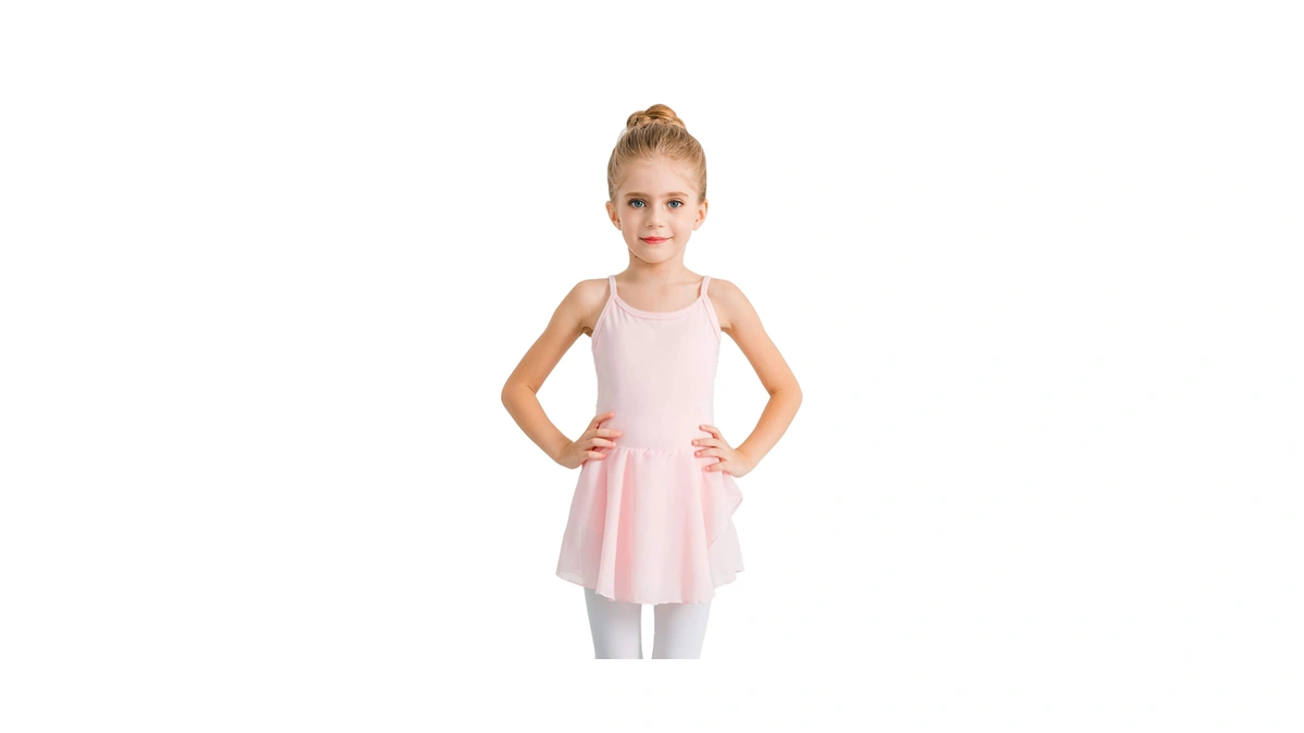 Stelle Toddler Ballet Outfit For Girls Sleeveless Leotard (pink,4-5t)