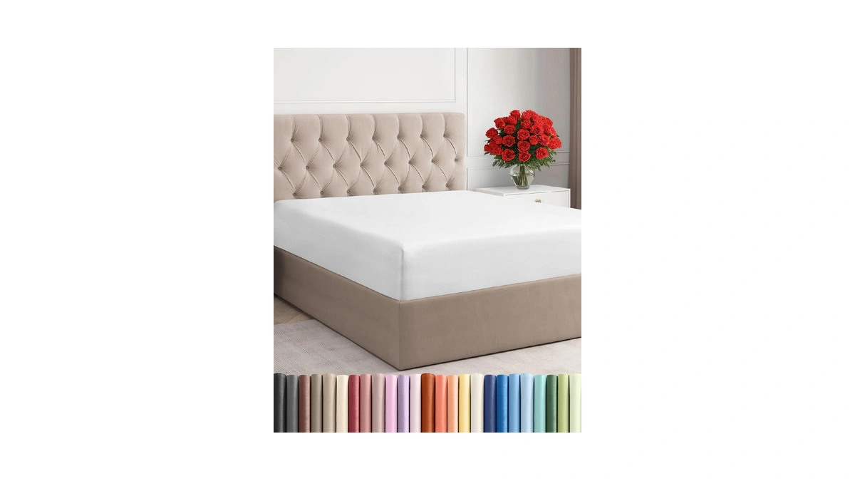 Queen Fitted Sheet - Single Fitted Sheet Only - 8-16"