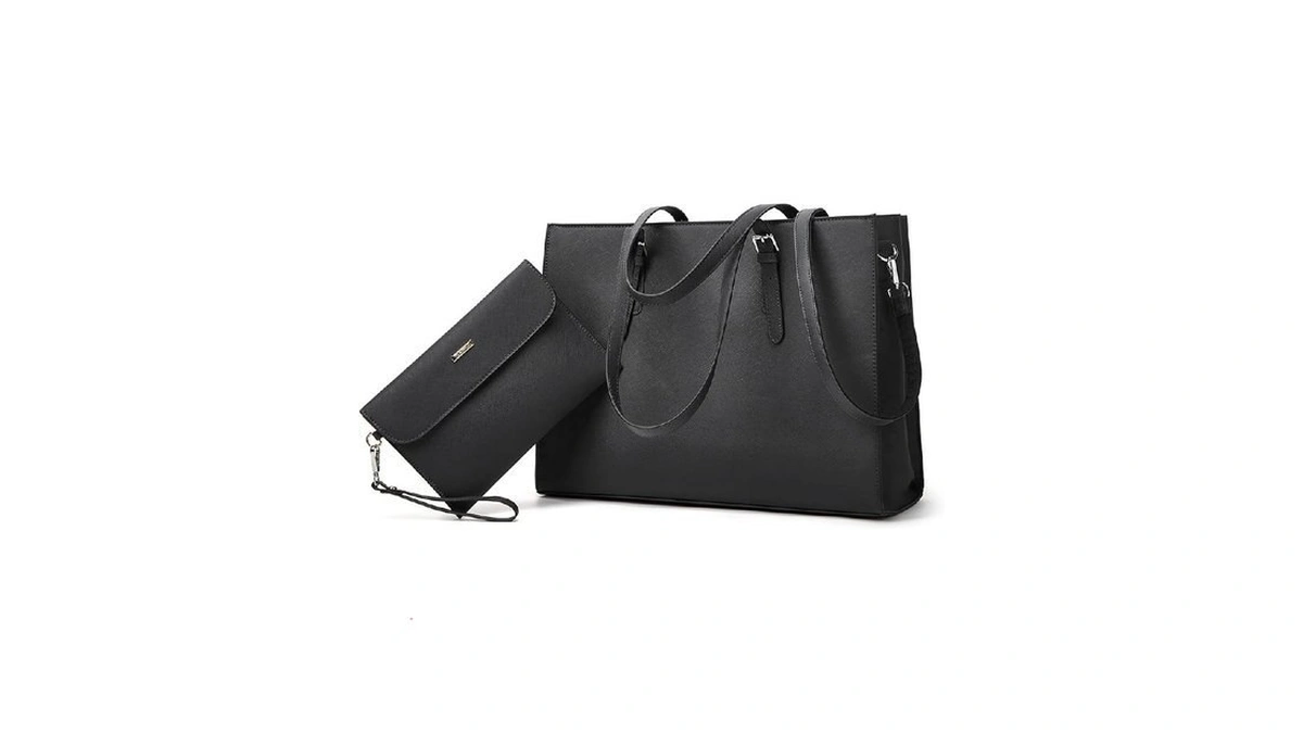 Laptop Bag For Women 15.6 Inch Laptop Tote Bag Leather