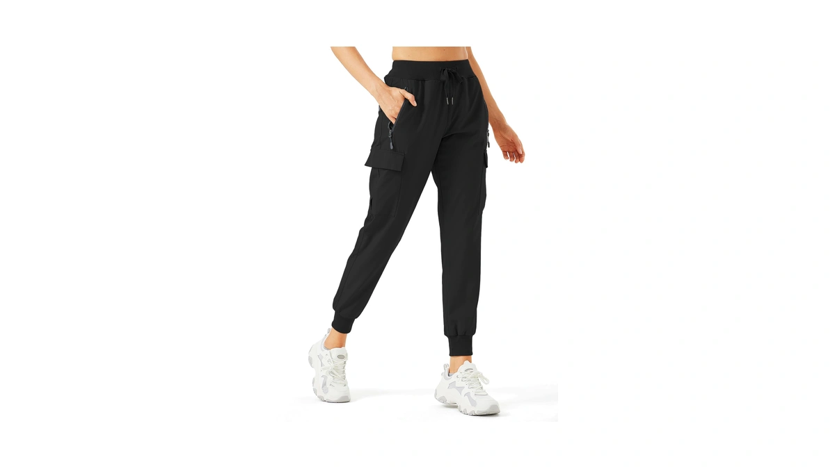 Amazon : Rewkoy Women's Cargo Joggers Lightweight