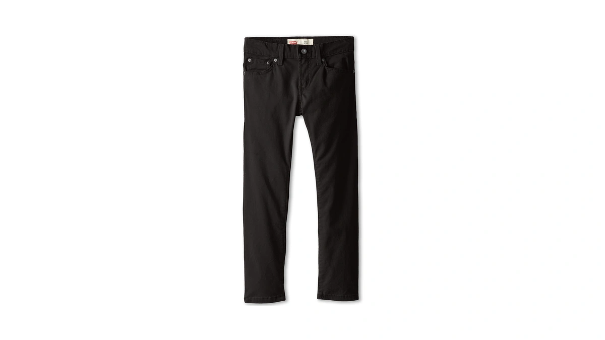Levi's Boys' Little 511 Slim Fit Soft Brushed Pants, Black,