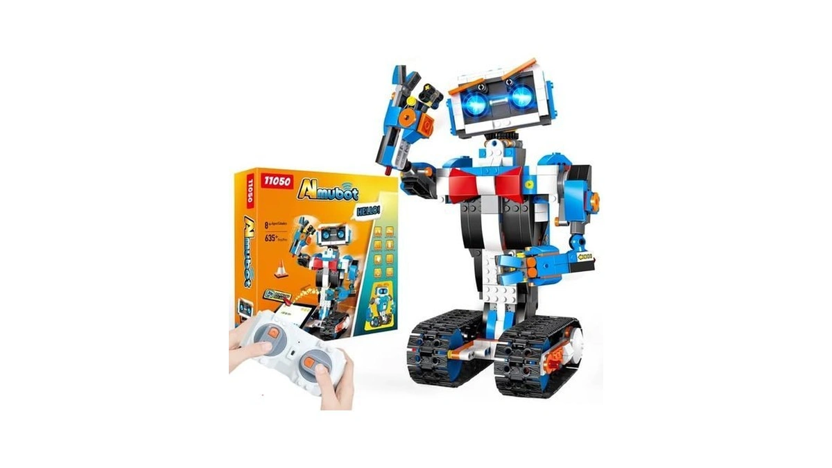 Robot Building Kit, Stem Robotics Kit, Programmable Mobile Robot Coding