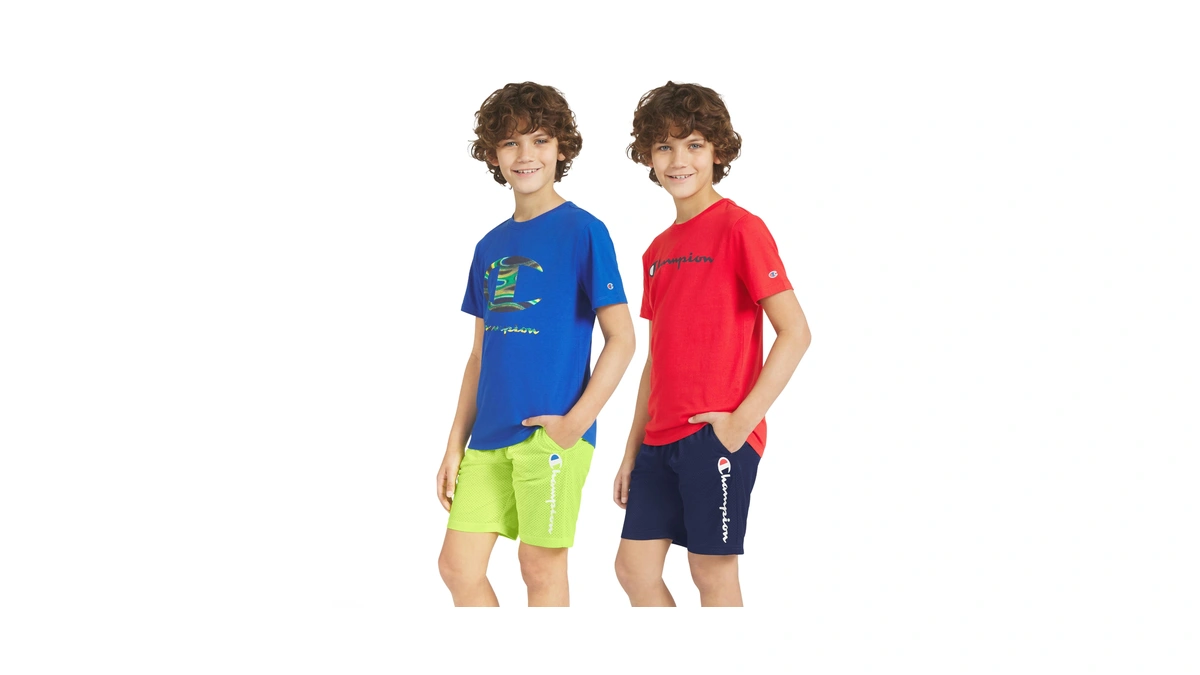 Champion Boys Short Sets - 4 Piece Short Set For