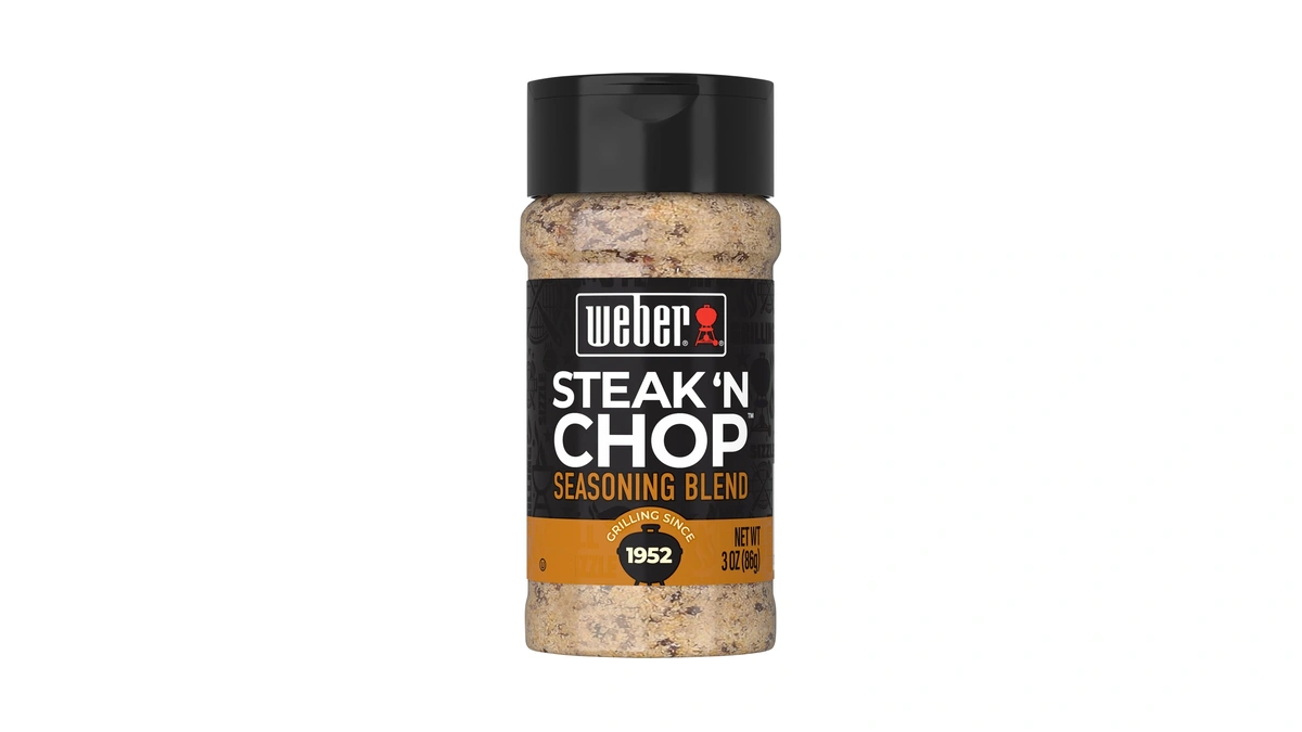 Weber Steak 'n Chop Seasoning, 3 Ounce Shaker
