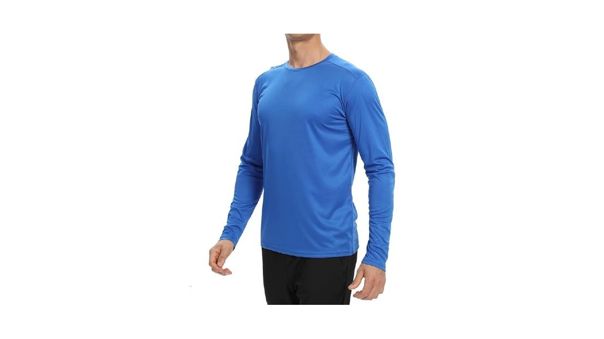 Mens Long Sleeve T Shirts,athletic Sun Protection Upf 50+ Rash