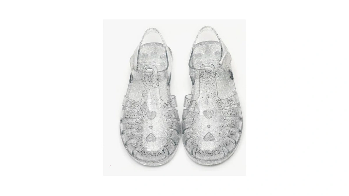 Hahaguu Girls Jelly Sandals Summer Costume Princess Dress Flat Breathable