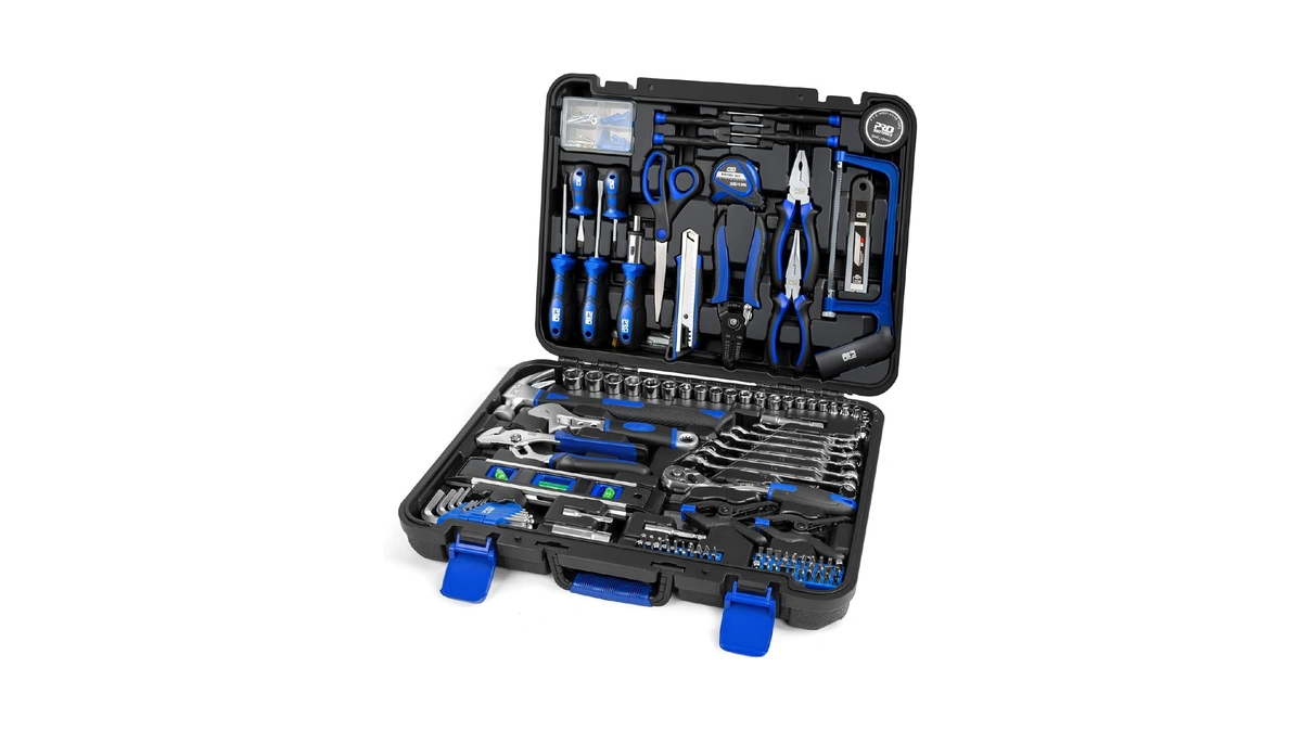 Prostormer 259-piece Tool Kit, General Household Hand Tool Set With