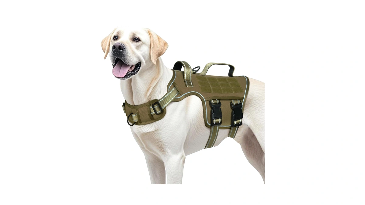 Dog Harness For Large Dogs Heavy Duty, No Pull Tactical