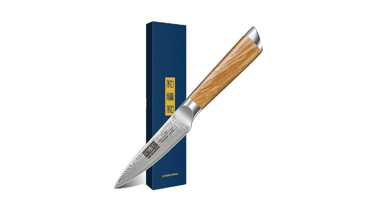 Hoshanho Damascus Paring Knife 3.75", Sharp Japanese Hc Steel Fruit