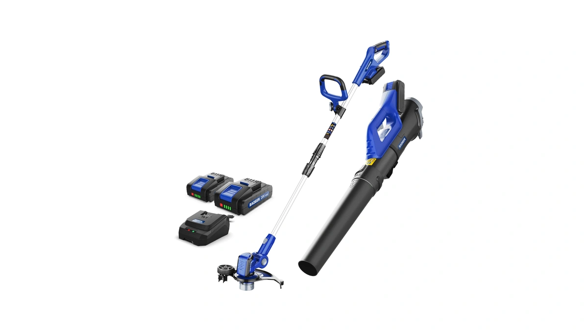 Wild Badger Power 20v Weed Wacker, Leaf Blower, Wheeled Edger