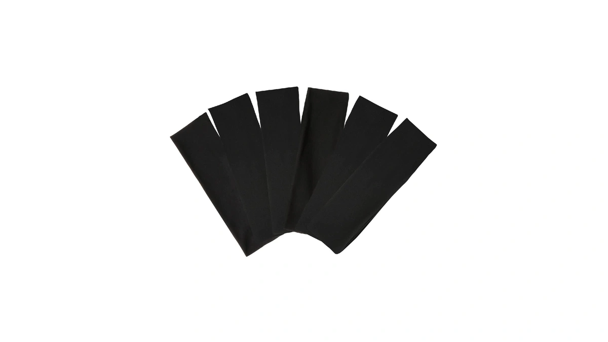 Terse Black Headbands For Women's Short Hair - Non Slip